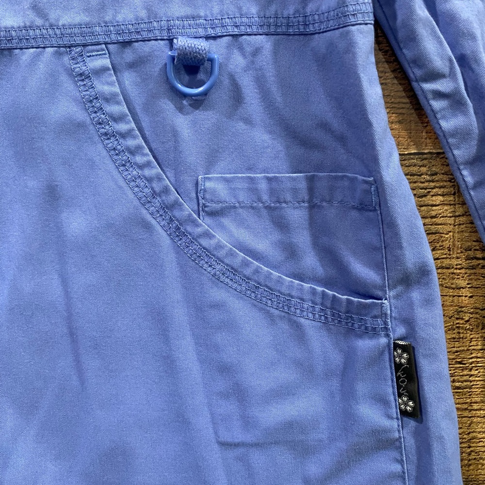 Koi Cel Blue Scrub Jacket Size Small - Picture 2 of 5